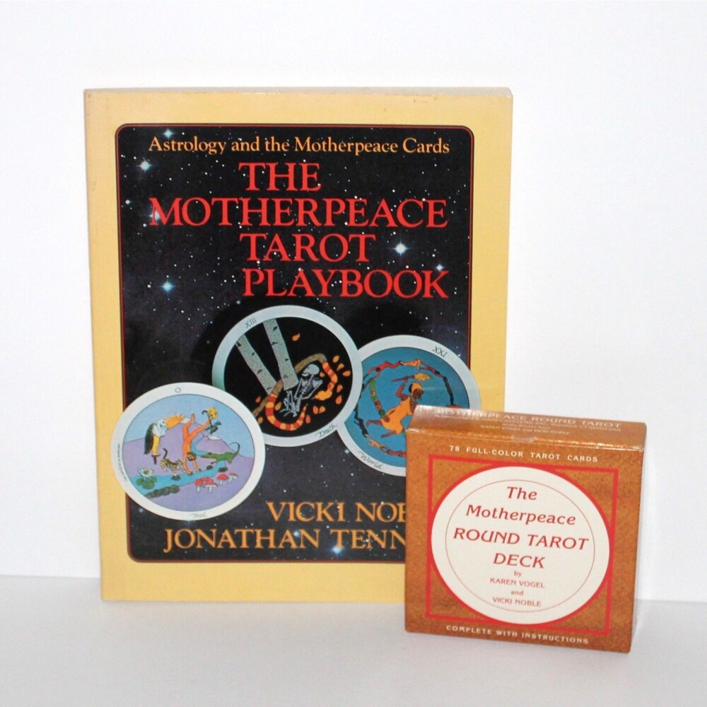 The Motherpeace Tarot Playbook + Round Deck 1988 1983 Vicki Noble Karen Vogel